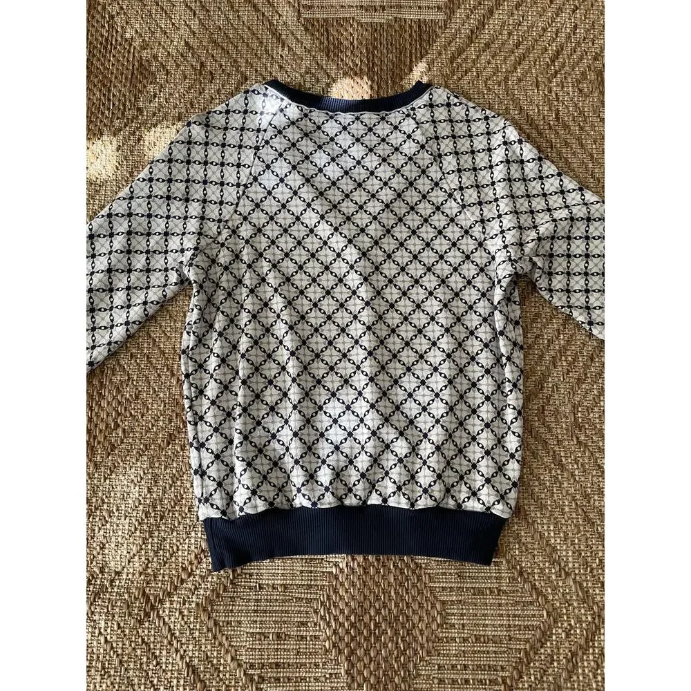 Marc by Marc Jacobs Andrea Jacquard long sleeve top SZ Small